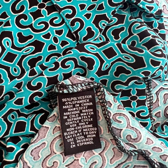 Comfy Knit Shirtdress 3/4 Sleeve knee-length sz PL - Picture 3 of 3